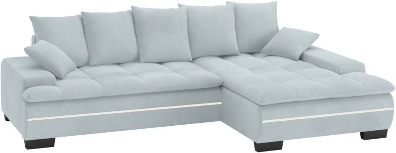 Mr. Couch Ecksofa Haiti II, L-Form, RGB-LED Beleuchtung, Kaltschaum, wahlweise mit Bett, Bettkasten von Mr. Couch