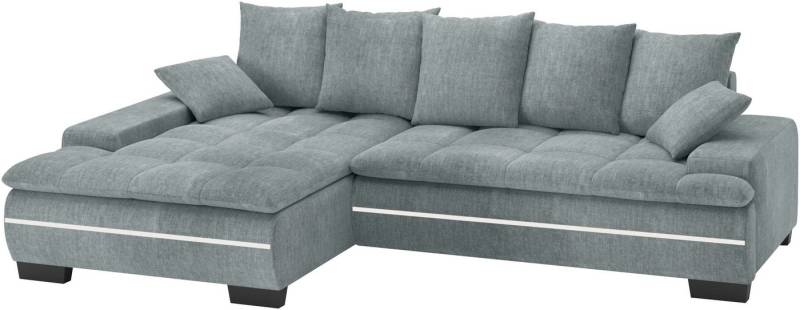 Mr. Couch Ecksofa Haiti II, L-Form, RGB-LED Beleuchtung, Kaltschaum, wahlweise mit Bett, Bettkasten von Mr. Couch