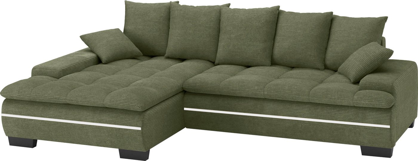 Mr. Couch Ecksofa Haiti II, L-Form, RGB-LED Beleuchtung, wahlweise mit Kaltschaum, Bett, Bettkasten Mr. Couch Ecksofa Haiti II, L-Form, RGB-LED Beleuchtung, wahlweise mit Kaltschaum, Bett, Bettkasten von Mr. Couch