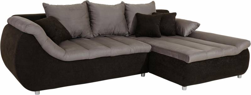 INOSIGN Ecksofa Imola modern und elegant, bequem, aktuelle Steppung im Sitz, L-Form, inkl. Bettfunktion und Bettkasten von INOSIGN