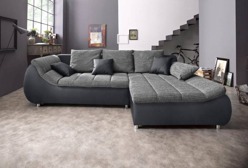 INOSIGN Ecksofa Imola, bequem, aktuelle Steppung im Sitz, L-Form, Breite 270cm, wahlweise mit Bettfunktion INOSIGN Ecksofa Imola, bequem, aktuelle Steppung im Sitz, L-Form, Breite 270cm, wahlweise mit Bettfunktion von INOSIGN