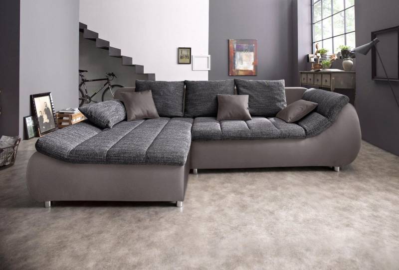 INOSIGN Ecksofa Imola, bequem, aktuelle Steppung im Sitz, L-Form, Breite 270cm, wahlweise mit Bettfunktion INOSIGN Ecksofa Imola, bequem, aktuelle Steppung im Sitz, L-Form, Breite 270cm, wahlweise mit Bettfunktion von INOSIGN