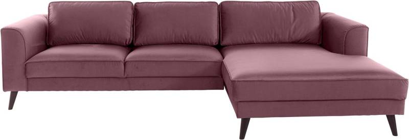 INOSIGN Ecksofa Lumber Jack, elegant und bequem, Breite 280, hoher Fuß, L-Form, in moderner Optik von INOSIGN