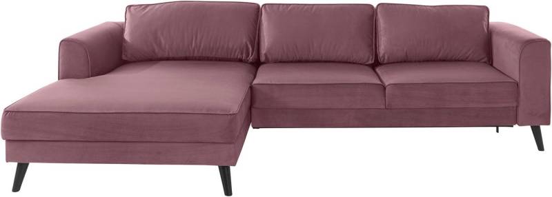 INOSIGN Ecksofa Lumber Jack, elegant und bequem, Breite 280, hoher Fuß, L-Form, in moderner Optik von INOSIGN