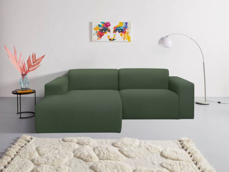 INOSIGN Ecksofa Koa,228cm, L-Form, Modulsofa, Webstoff, Cord, Designsofa, weicher Lounge-Sitzkomfort, Welleunterfederung, bodentief von INOSIGN