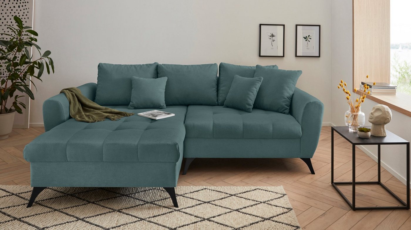 INOSIGN Ecksofa Lörby, Belastbarkeit bis 140kg pro Sitzplatz, auch mit Aqua clean-Bezug von INOSIGN