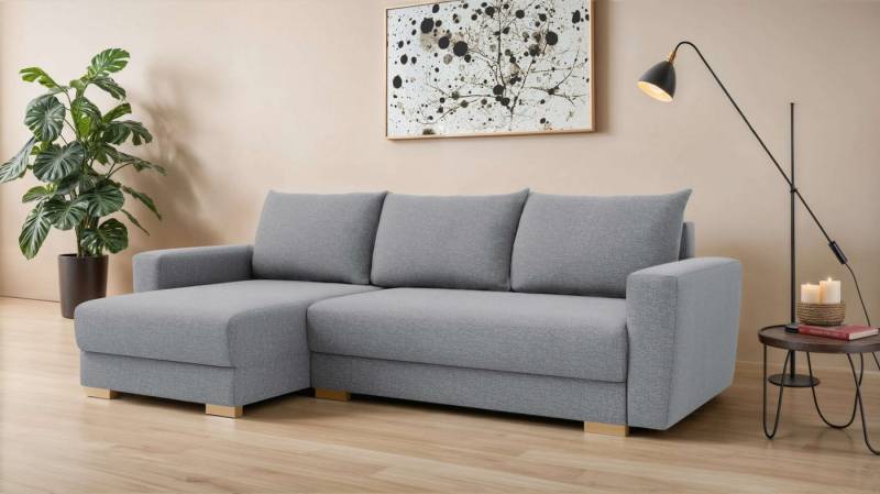 INOSIGN Ecksofa MAGHERA universell Schlafsofa mit Bettkasten, Maße B/T/H: 255/142/84cm, L-Form mit Recamiere rechts oder links montierbar, hoher Sitzkomfort INOSIGN Ecksofa MAGHERA universell Schlafsofa mit Bettkasten, Maße B/T/H: 255/142/84cm, L-Form mit Recamiere rechts oder links montierbar, hoher Sitzkomfort von INOSIGN