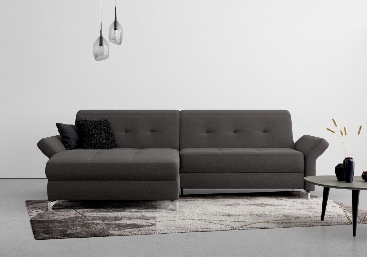 INOSIGN Ecksofa Maredo L-Form, Federkern, wahlweise auch mit Kopfteil- und Armlehnverstellung INOSIGN Ecksofa Maredo L-Form, Federkern, wahlweise auch mit Kopfteil- und Armlehnverstellung von INOSIGN