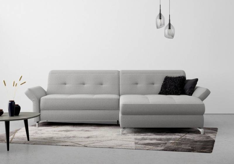 INOSIGN Ecksofa Maredo L-Form, Federkern, wahlweise auch mit Kopfteil- und Armlehnverstellung von INOSIGN
