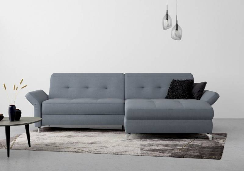 INOSIGN Ecksofa Maredo L-Form, Federkern, wahlweise auch mit Kopfteil- und Armlehnverstellung von INOSIGN