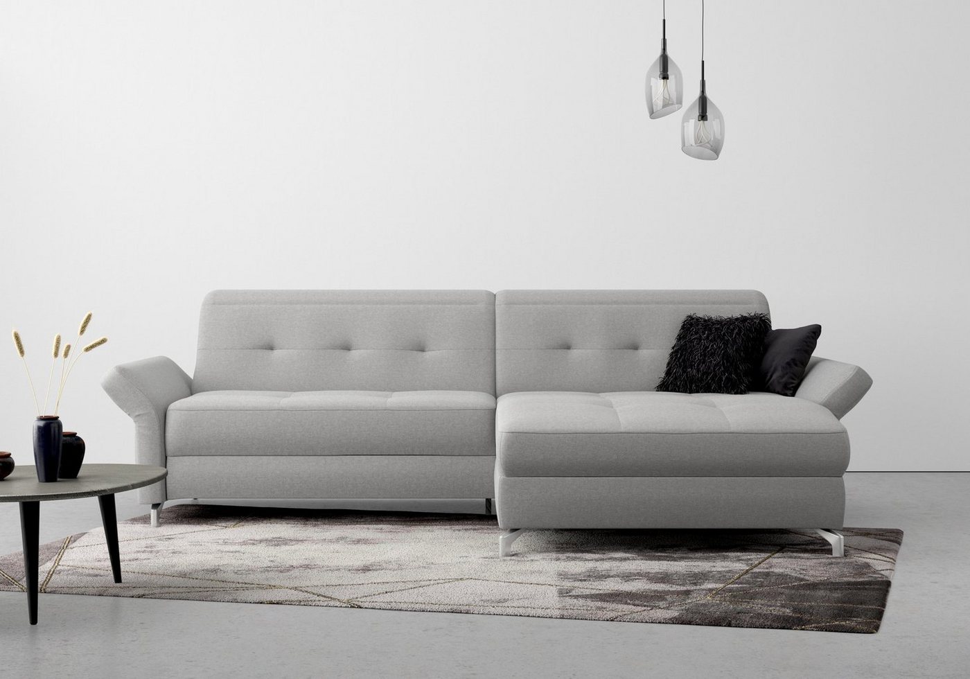 INOSIGN Ecksofa Maredo L-Form, Federkern, wahlweise auch mit Kopfteil- und Armlehnverstellung INOSIGN Ecksofa Maredo L-Form, Federkern, wahlweise auch mit Kopfteil- und Armlehnverstellung von INOSIGN