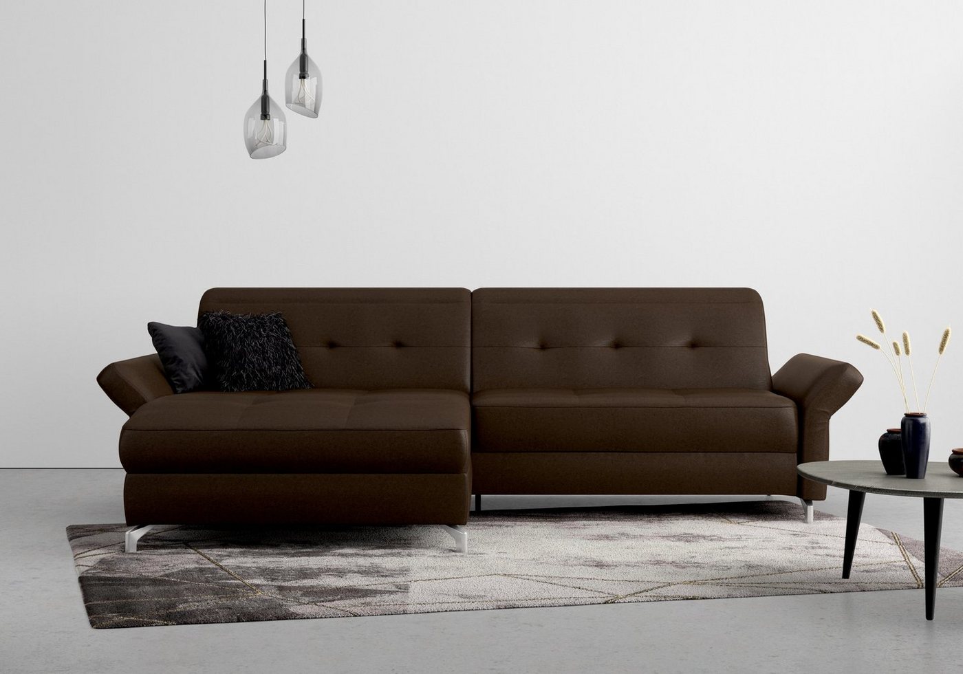INOSIGN Ecksofa Maredo L-Form, Federkern, wahlweise auch mit Kopfteil- und Armlehnverstellung INOSIGN Ecksofa Maredo L-Form, Federkern, wahlweise auch mit Kopfteil- und Armlehnverstellung von INOSIGN