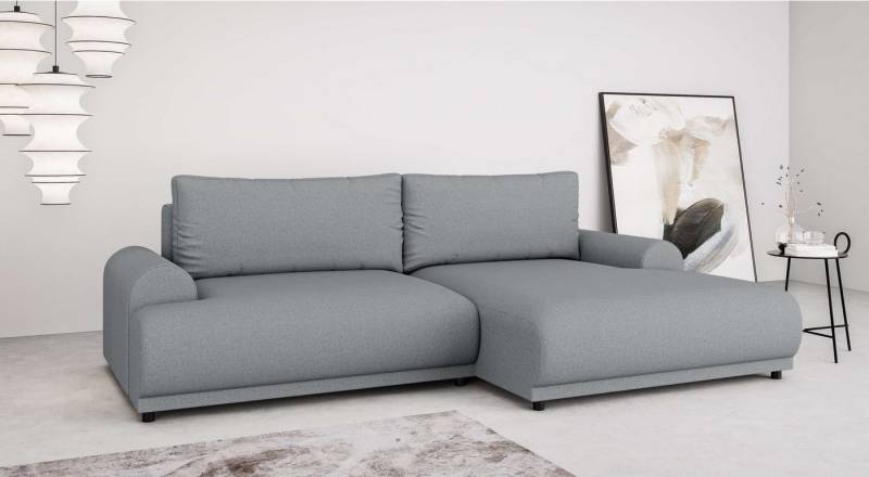 INOSIGN Ecksofa Marsby, mit Bettfunktion und Bettkasten, Maße: B/H/T 242/65/145 cm, L-Form mit Wellenunterfederung, Recamiere links oder rechts bestellbar INOSIGN Ecksofa Marsby, mit Bettfunktion und Bettkasten, Maße: B/H/T 242/65/145 cm, L-Form mit Wellenunterfederung, Recamiere links oder rechts bestellbar von INOSIGN
