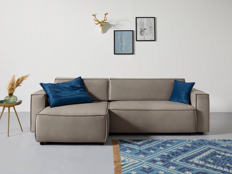 INOSIGN Ecksofa Marva L-Form, incl. Bettfunktion und Bettkasten, Federkern INOSIGN Ecksofa Marva L-Form, incl. Bettfunktion und Bettkasten, Federkern von INOSIGN