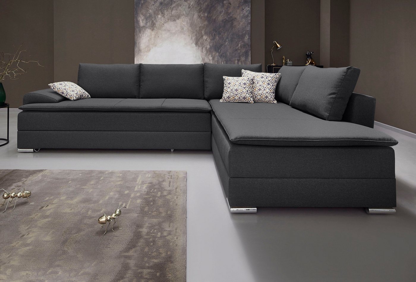 INOSIGN Ecksofa Night & Day L-Form mit Dauer-Schlaffunktion mit Armlehne, mit Boxspring-Bettfunktion 180x200 cm und Bettkasten, Dauerschläfer! INOSIGN Ecksofa Night & Day L-Form mit Dauer-Schlaffunktion mit Armlehne, mit Boxspring-Bettfunktion 180x200 cm und Bettkasten, Dauerschläfer! von INOSIGN