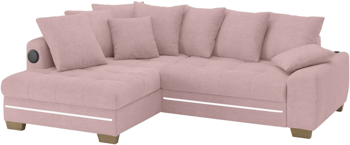 Mr. Couch Ecksofa Nikita II, L-Form, RGB-LED, Bluetooth-Soundsystem, wahlweise mit Bett, Bettkasten Mr. Couch Ecksofa Nikita II, L-Form, RGB-LED, Bluetooth-Soundsystem, wahlweise mit Bett, Bettkasten von Mr. Couch