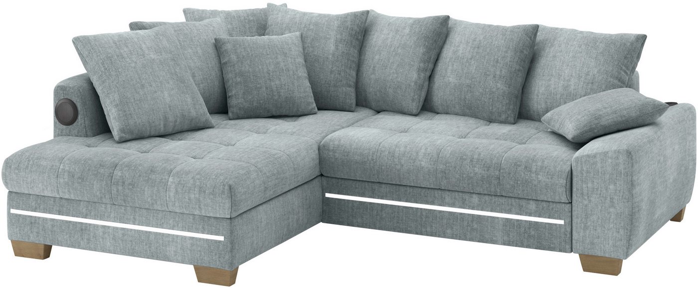 Mr. Couch Ecksofa Nikita II, L-Form, RGB-LED, Bluetooth-Soundsystem, wahlweise mit Bett, Bettkasten Mr. Couch Ecksofa Nikita II, L-Form, RGB-LED, Bluetooth-Soundsystem, wahlweise mit Bett, Bettkasten von Mr. Couch