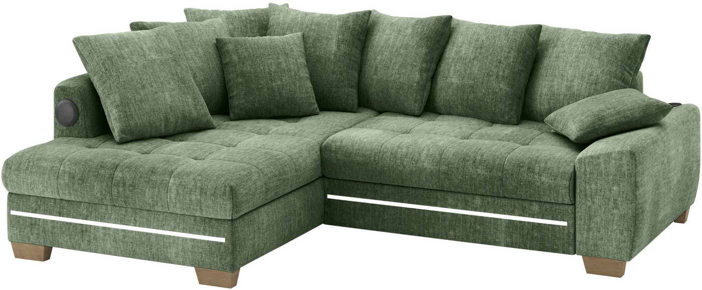 Mr. Couch Ecksofa Nikita II, L-Form, RGB-LED, Bluetooth-Soundsystem, wahlweise mit Bett, Bettkasten Mr. Couch Ecksofa Nikita II, L-Form, RGB-LED, Bluetooth-Soundsystem, wahlweise mit Bett, Bettkasten von Mr. Couch