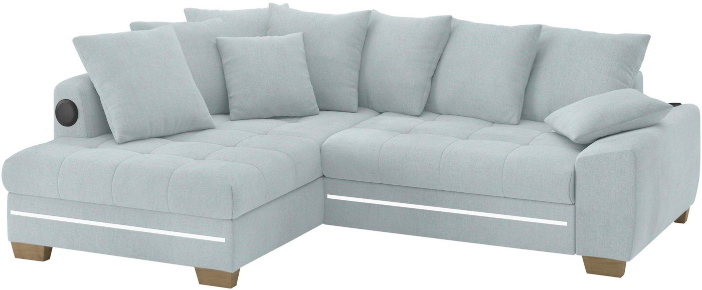 Mr. Couch Ecksofa Nikita II, L-Form, RGB-LED, Bluetooth-Soundsystem, wahlweise mit Bett, Bettkasten Mr. Couch Ecksofa Nikita II, L-Form, RGB-LED, Bluetooth-Soundsystem, wahlweise mit Bett, Bettkasten von Mr. Couch