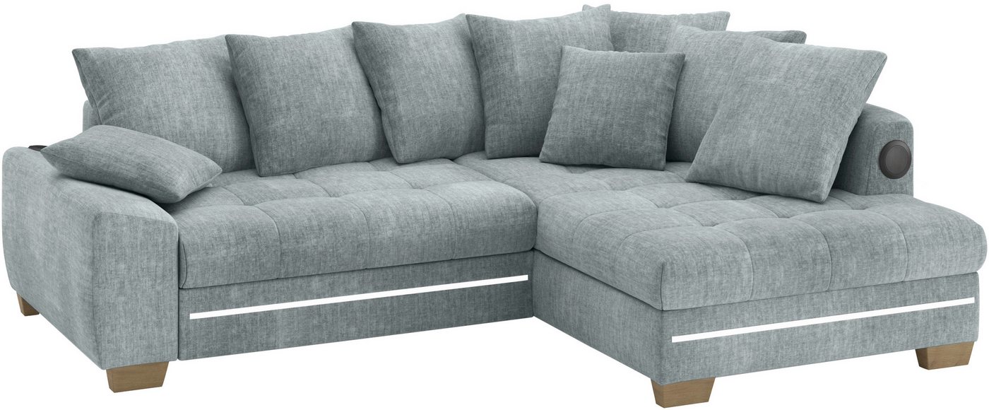 Mr. Couch Ecksofa Nikita II, L-Form, RGB-LED, Bluetooth-Soundsystem, wahlweise mit Bett, Bettkasten Mr. Couch Ecksofa Nikita II, L-Form, RGB-LED, Bluetooth-Soundsystem, wahlweise mit Bett, Bettkasten von Mr. Couch