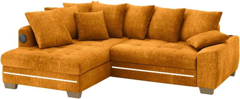 Mr. Couch Ecksofa Nikita II, L-Form, RGB-LED, Bluetooth-Soundsystem, wahlweise mit Bett, Bettkasten Mr. Couch Ecksofa Nikita II, L-Form, RGB-LED, Bluetooth-Soundsystem, wahlweise mit Bett, Bettkasten von Mr. Couch