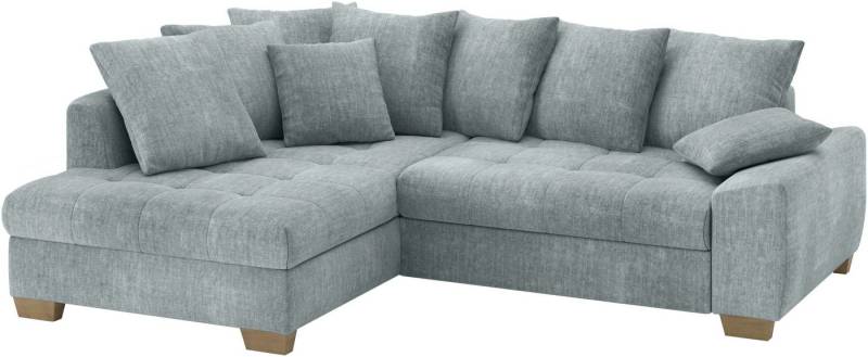 Mr. Couch Ecksofa Nikita II, L-Form, Wahlweise mit Bettfunktion, Bettkasten & RGB-LED-Beleuchtung von Mr. Couch