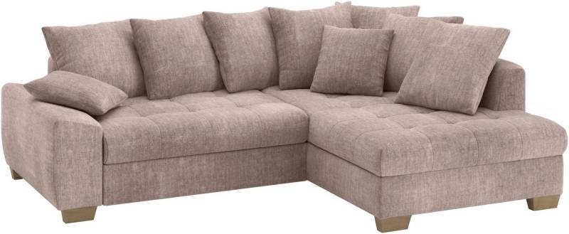 Mr. Couch Ecksofa Nikita II, L-Form, Wahlweise mit Bettfunktion, Bettkasten & RGB-LED-Beleuchtung von Mr. Couch
