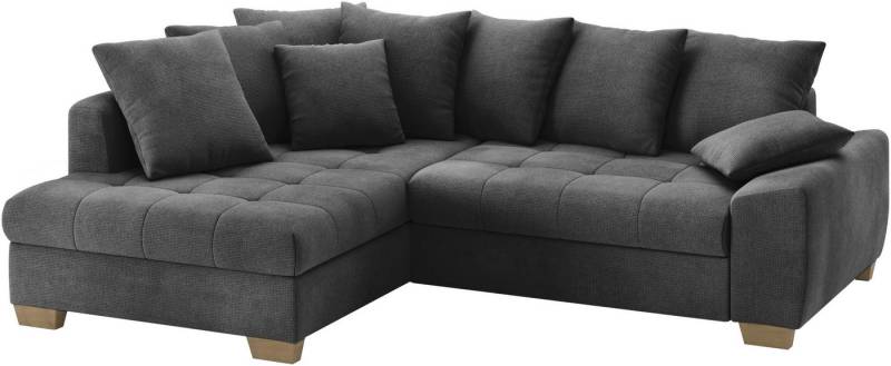 Mr. Couch Ecksofa Nikita II, L-Form, Wahlweise mit Bettfunktion, Bettkasten & RGB-LED-Beleuchtung von Mr. Couch