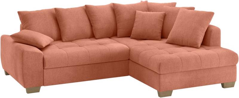 Mr. Couch Ecksofa Nikita II, L-Form, Wahlweise mit Bettfunktion, Bettkasten & RGB-LED-Beleuchtung von Mr. Couch