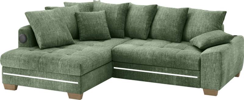 Mr. Couch Ecksofa Nikita II, L-Form, mit Kaltschaum, RGB-LED, Soundsystem, wahlweise mit Bett, Bettkasten Mr. Couch Ecksofa Nikita II, L-Form, mit Kaltschaum, RGB-LED, Soundsystem, wahlweise mit Bett, Bettkasten von Mr. Couch
