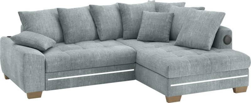 Mr. Couch Ecksofa Nikita II, L-Form, mit Kaltschaum, RGB-LED, Soundsystem, wahlweise mit Bett, Bettkasten von Mr. Couch