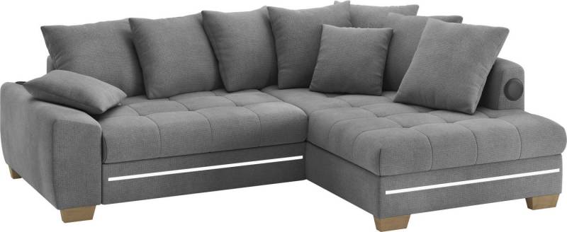 Mr. Couch Ecksofa Nikita II, L-Form, mit Kaltschaum, RGB-LED, Soundsystem, wahlweise mit Bett, Bettkasten Mr. Couch Ecksofa Nikita II, L-Form, mit Kaltschaum, RGB-LED, Soundsystem, wahlweise mit Bett, Bettkasten von Mr. Couch