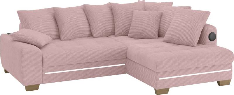 Mr. Couch Ecksofa Nikita II, L-Form, mit Kaltschaum, RGB-LED, Soundsystem, wahlweise mit Bett, Bettkasten Mr. Couch Ecksofa Nikita II, L-Form, mit Kaltschaum, RGB-LED, Soundsystem, wahlweise mit Bett, Bettkasten von Mr. Couch