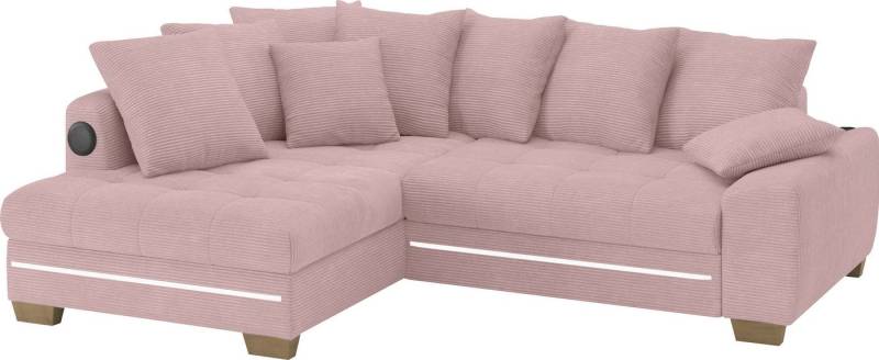 Mr. Couch Ecksofa Nikita II, L-Form, mit Kaltschaum, RGB-LED, Soundsystem, wahlweise mit Bett, Bettkasten Mr. Couch Ecksofa Nikita II, L-Form, mit Kaltschaum, RGB-LED, Soundsystem, wahlweise mit Bett, Bettkasten von Mr. Couch