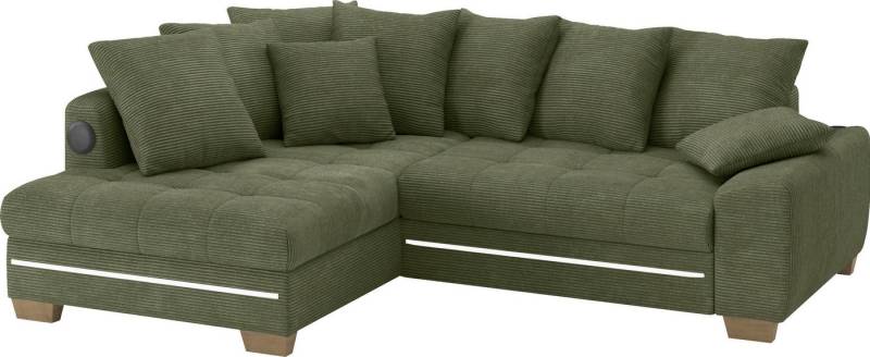 Mr. Couch Ecksofa Nikita II, L-Form, mit Kaltschaum, RGB-LED, Soundsystem, wahlweise mit Bett, Bettkasten Mr. Couch Ecksofa Nikita II, L-Form, mit Kaltschaum, RGB-LED, Soundsystem, wahlweise mit Bett, Bettkasten von Mr. Couch