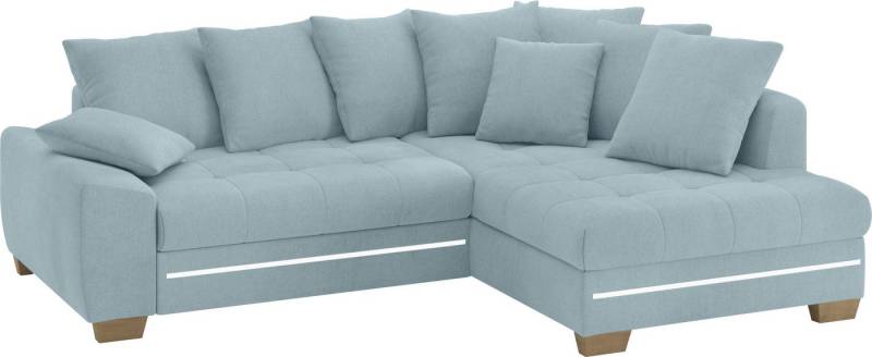 Mr. Couch Ecksofa Nikita II, L-Form, mit Kaltschaum, RGB-LED Beleuchtung, wahlweise mit Bett, Bettkasten von Mr. Couch