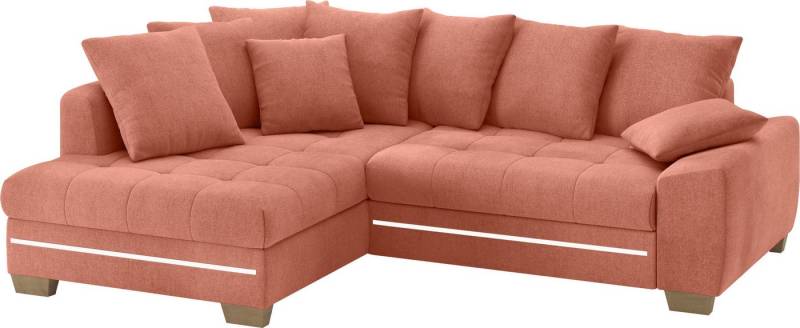 Mr. Couch Ecksofa Nikita II, L-Form, mit Kaltschaum, RGB-LED Beleuchtung, wahlweise mit Bett, Bettkasten Mr. Couch Ecksofa Nikita II, L-Form, mit Kaltschaum, RGB-LED Beleuchtung, wahlweise mit Bett, Bettkasten von Mr. Couch