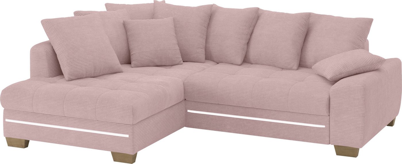 Mr. Couch Ecksofa Nikita II, L-Form, mit Kaltschaum, RGB-LED Beleuchtung, wahlweise mit Bett, Bettkasten Mr. Couch Ecksofa Nikita II, L-Form, mit Kaltschaum, RGB-LED Beleuchtung, wahlweise mit Bett, Bettkasten von Mr. Couch