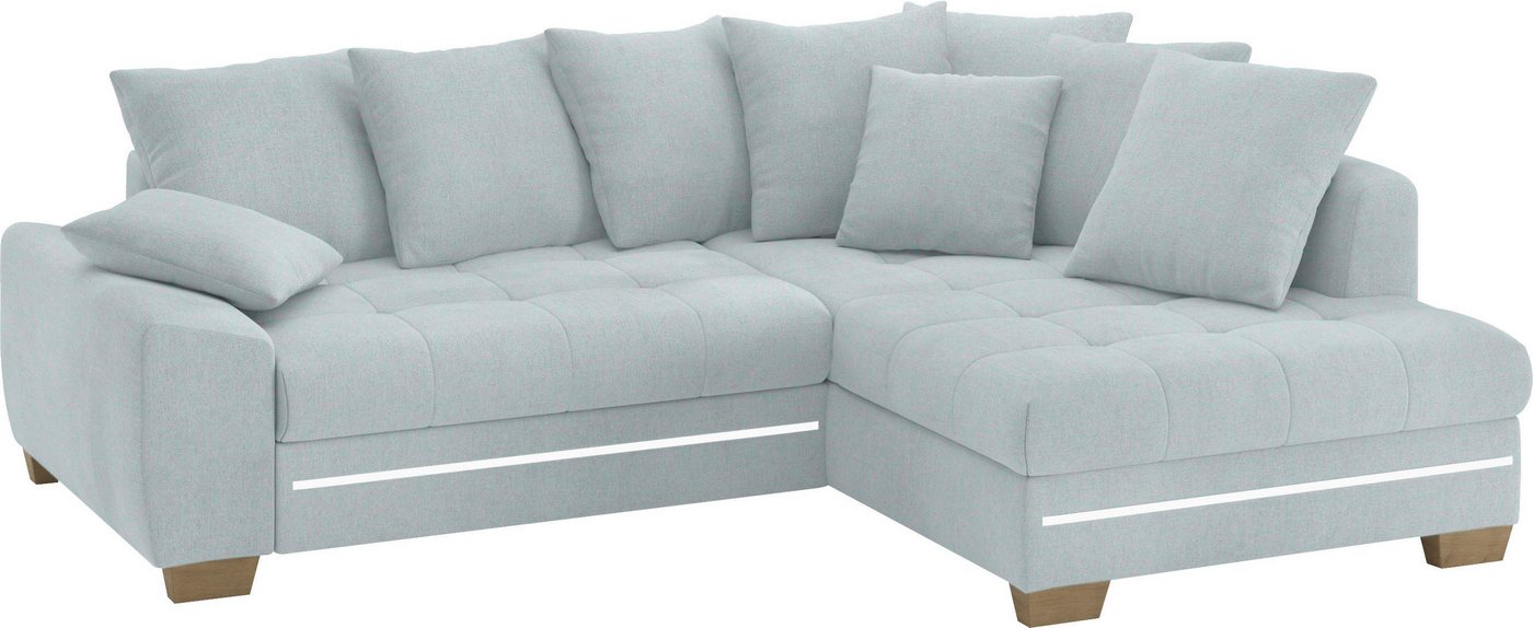 Mr. Couch Ecksofa Nikita II, L-Form, mit Kaltschaum, RGB-LED Beleuchtung, wahlweise mit Bett, Bettkasten Mr. Couch Ecksofa Nikita II, L-Form, mit Kaltschaum, RGB-LED Beleuchtung, wahlweise mit Bett, Bettkasten von Mr. Couch