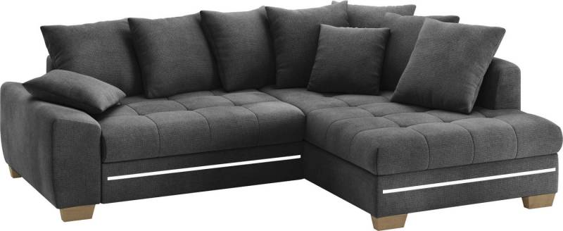 Mr. Couch Ecksofa Nikita II, L-Form, mit Kaltschaum, RGB-LED Beleuchtung, wahlweise mit Bett, Bettkasten Mr. Couch Ecksofa Nikita II, L-Form, mit Kaltschaum, RGB-LED Beleuchtung, wahlweise mit Bett, Bettkasten von Mr. Couch