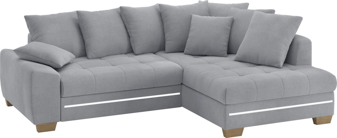 Mr. Couch Ecksofa Nikita II, L-Form, mit Kaltschaum, RGB-LED Beleuchtung, wahlweise mit Bett, Bettkasten Mr. Couch Ecksofa Nikita II, L-Form, mit Kaltschaum, RGB-LED Beleuchtung, wahlweise mit Bett, Bettkasten von Mr. Couch