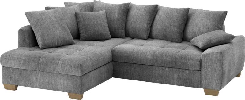 Mr. Couch Ecksofa Nikita II, L-Form, bis 140kg pro Sitzplatz belastbar, mit Kaltschaumpolsterung, wahlweise mit Bett und Bettkasten von Mr. Couch