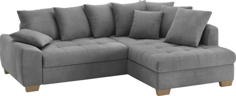 Mr. Couch Ecksofa Nikita II, L-Form, bis 140kg pro Sitzplatz belastbar, mit Kaltschaumpolsterung, wahlweise mit Bett und Bettkasten von Mr. Couch