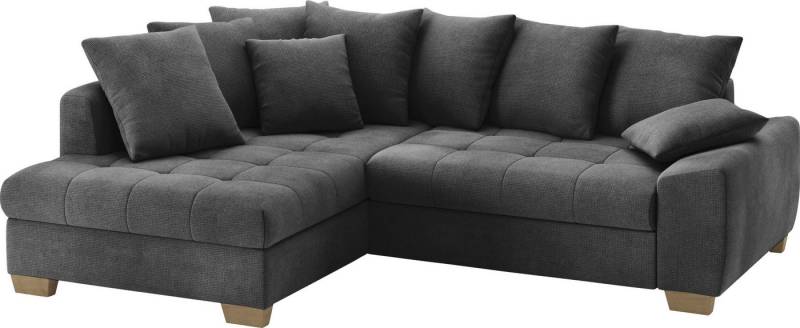 Mr. Couch Ecksofa Nikita II, L-Form, bis 140kg pro Sitzplatz belastbar, mit Kaltschaumpolsterung, wahlweise mit Bett und Bettkasten von Mr. Couch