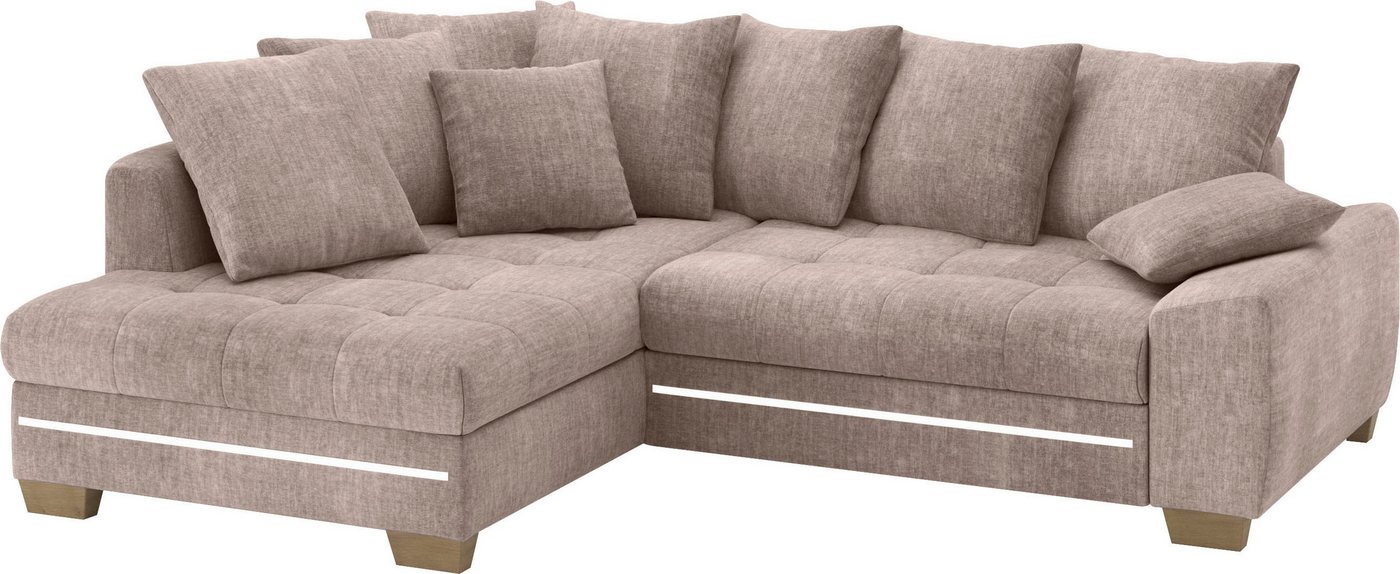 Mr. Couch Ecksofa Nikita II, L-Form, mit RGB-LED Beleuchtung, wahlweise mit Bett, Bettkasten, Kaltschaum Mr. Couch Ecksofa Nikita II, L-Form, mit RGB-LED Beleuchtung, wahlweise mit Bett, Bettkasten, Kaltschaum von Mr. Couch