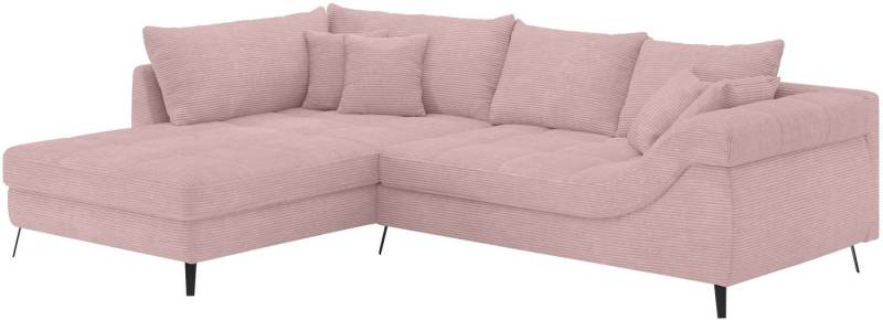 Mr. Couch Ecksofa Portofino, L-Form, Mit Kaltschaumpolsterung, bis 140 kg belastbar von Mr. Couch
