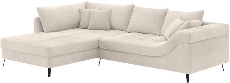 Mr. Couch Ecksofa Portofino, L-Form, Mit Kaltschaumpolsterung, bis 140 kg belastbar von Mr. Couch