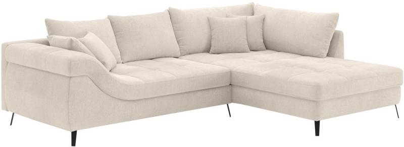 Mr. Couch Ecksofa Portofino, L-Form, Mit Kaltschaumpolsterung, bis 140 kg belastbar von Mr. Couch