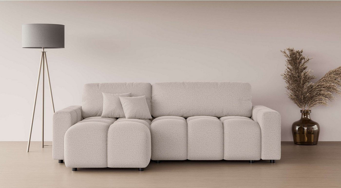 INOSIGN Ecksofa FELICI, Schlafsofa 233cm, L-Form mit Recamiere beidseitig montierbar, Designsofa mit Bettfunktion und Bettkasten, Maße B/T/H: 233/142/88 cm INOSIGN Ecksofa FELICI, Schlafsofa 233cm, L-Form mit Recamiere beidseitig montierbar, Designsofa mit Bettfunktion und Bettkasten, Maße B/T/H: 233/142/88 cm von INOSIGN
