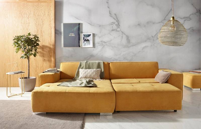INOSIGN Ecksofa Sapporo L-Form, wahlweise Bettfunktion oder Sitztiefenverstellung, Federkern INOSIGN Ecksofa Sapporo L-Form, wahlweise Bettfunktion oder Sitztiefenverstellung, Federkern von INOSIGN